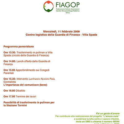 2009 programma