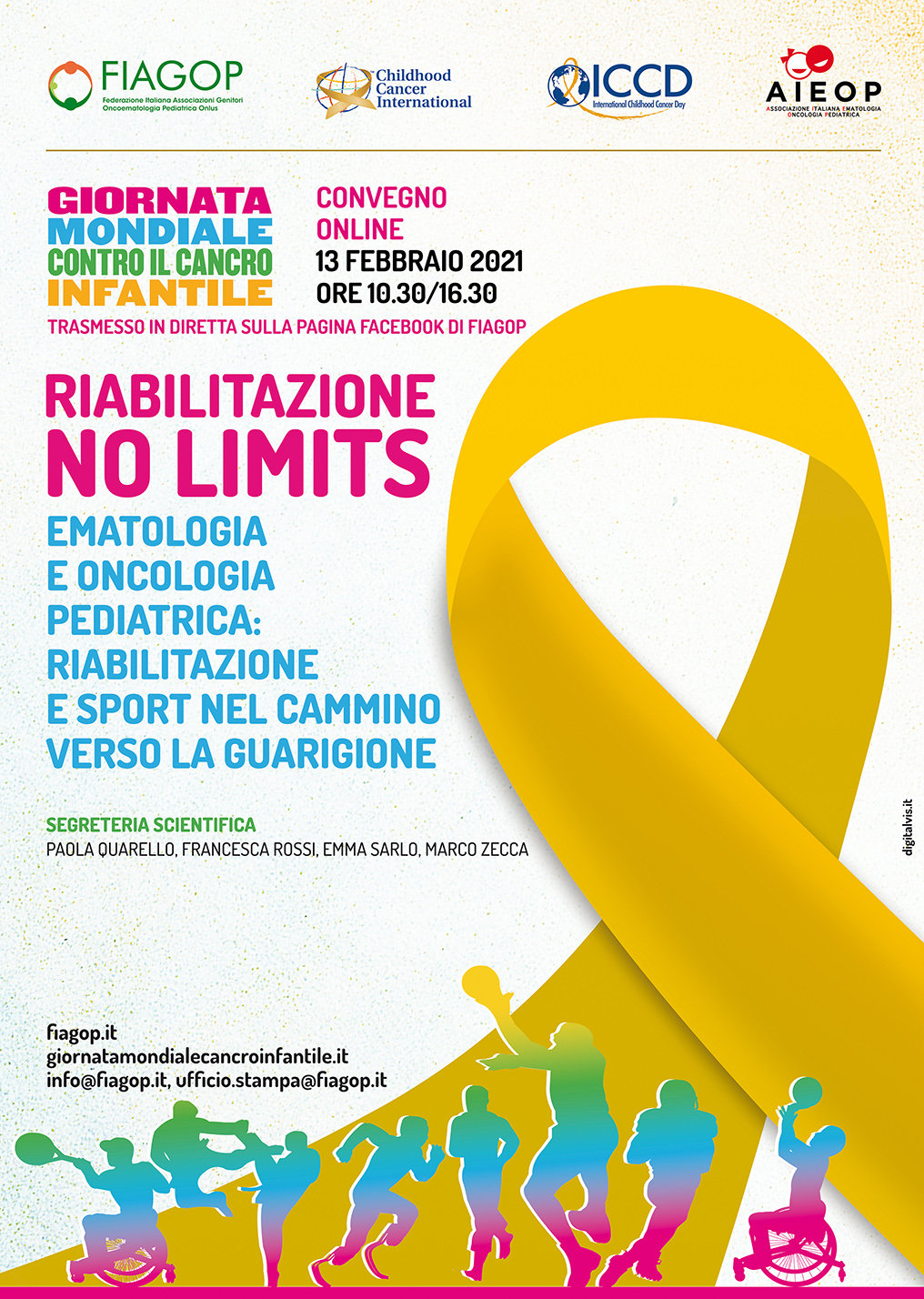 Locandina Giornata Mondiale Contro Il Cancro Infantile 2021